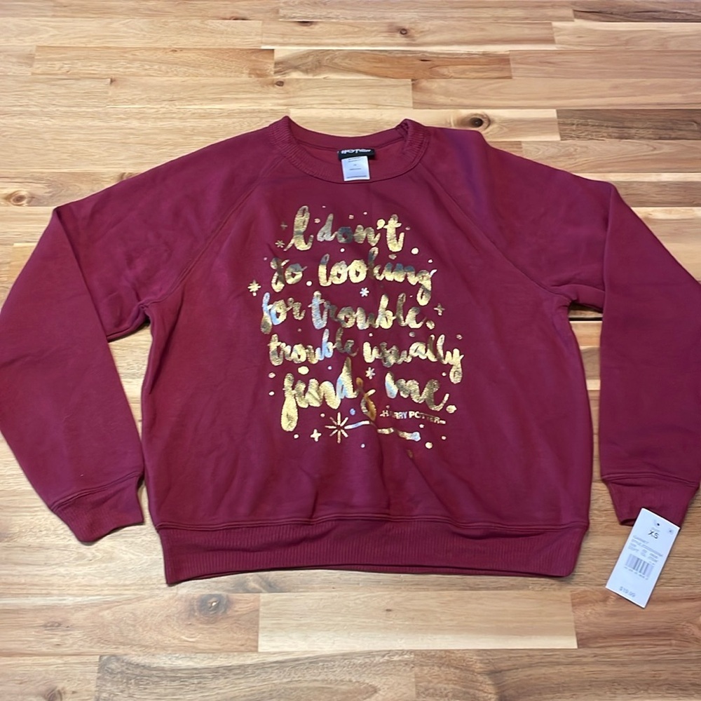 NWT Harry Potter Crewneck Sweatshirt women’s XS